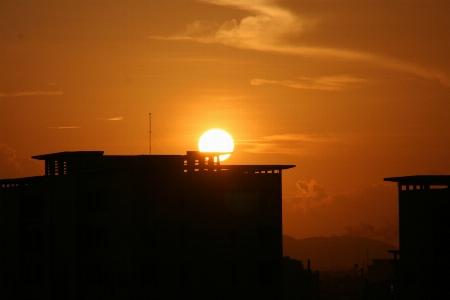 Sun sky afterglow sunset Photo