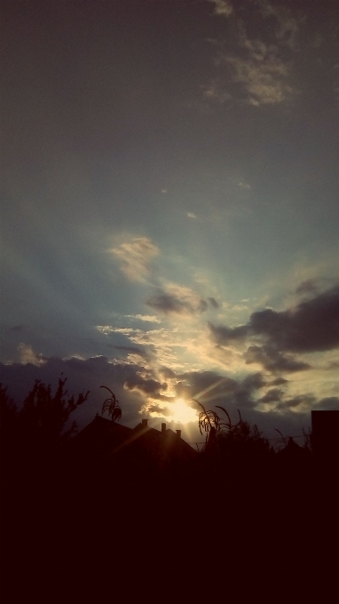 Dramatic sky cloud nature