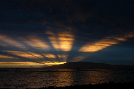 Foto Havaí pôr do sol céu horizonte