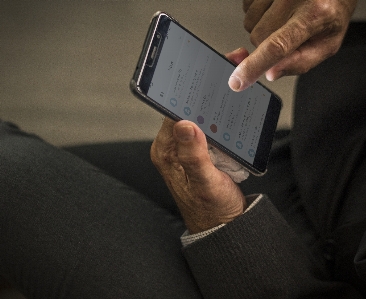 Adult business businessman checking Photo