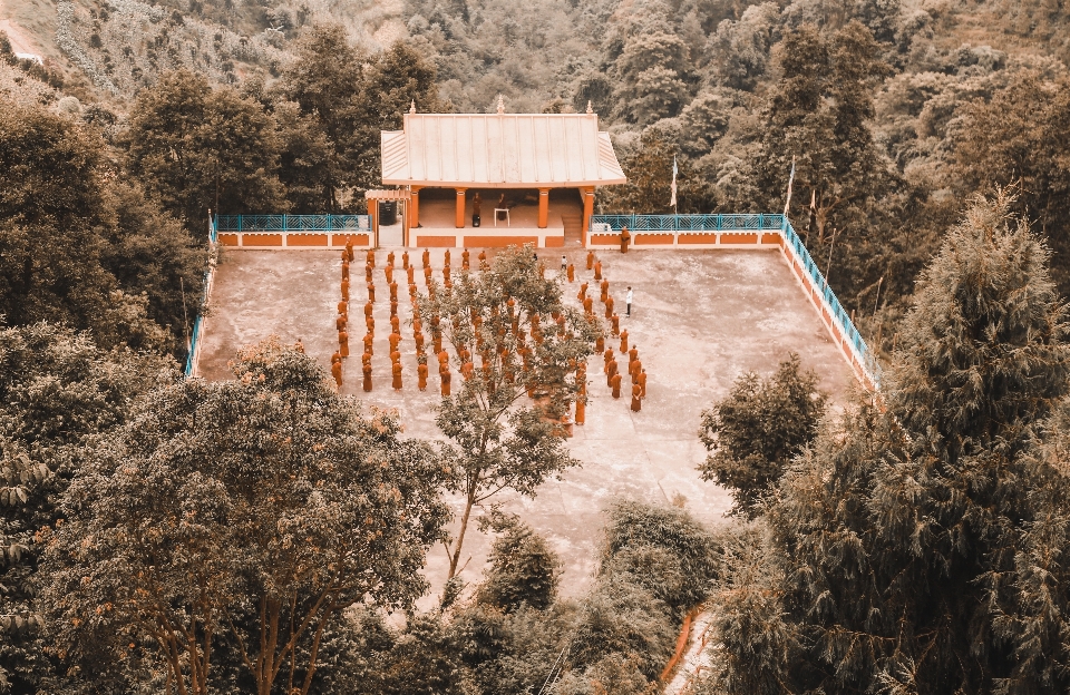 Fotografi nepal langit rumah