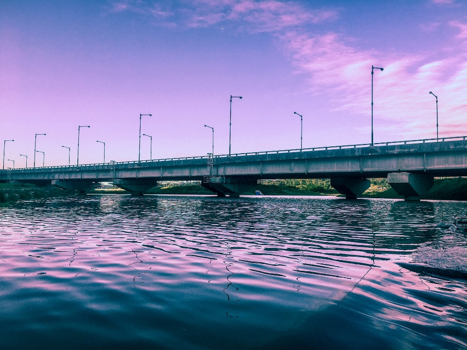 Rio água reflexão ponte