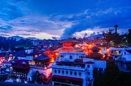 Nepal temple sky landmark Photo