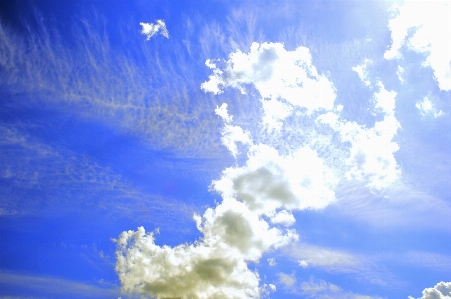 Sky cloudy background clouds Photo