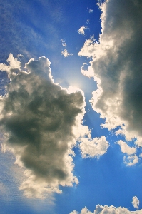 Sky cloudy background clouds Photo