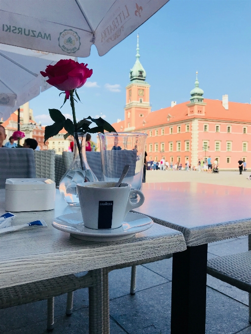 Café ville ciel bâtiment