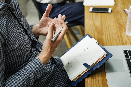 Photo Ordre du jour américain réflexion entreprise