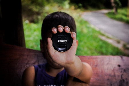 Foto Canone fotografia mano ragazza