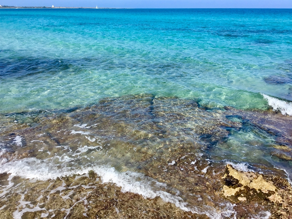 Italy sea turquoise blue