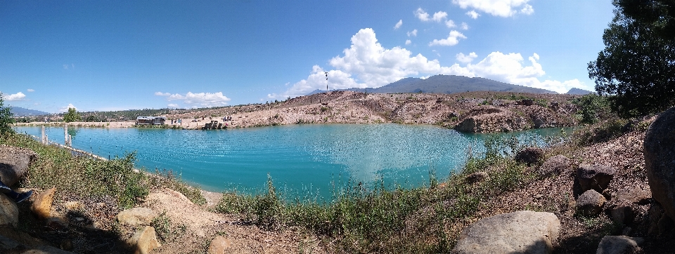 Nature lake water sky