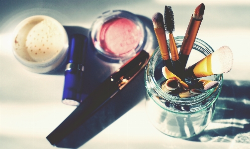 Cosmetics makeup make up brushes Photo