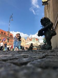 Poland wroclaw symbol of the city silesia Photo