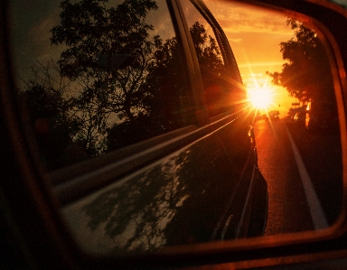 Straße sonnenuntergang sonne licht Foto