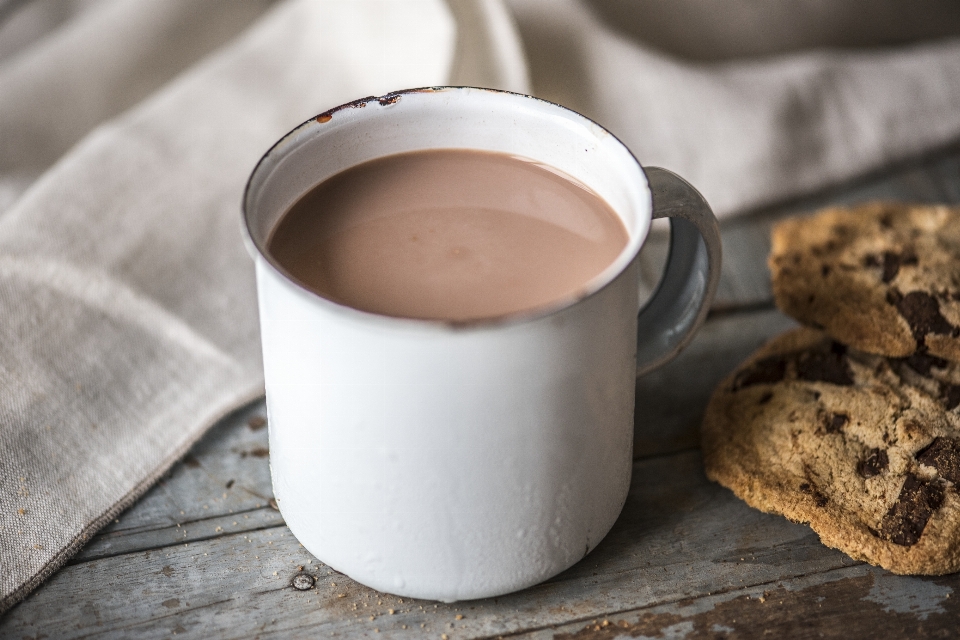 Gebacken getränk keks braun