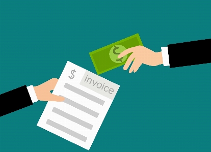 Invoice cash payments concept Photo