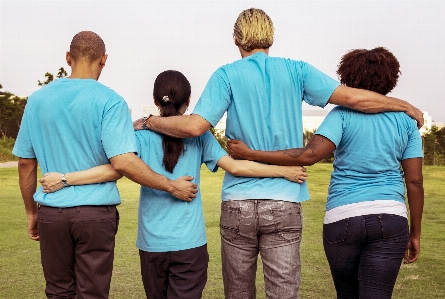 African american arms around Photo