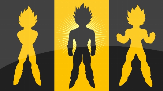 Yellow silhouette fictional character art Photo