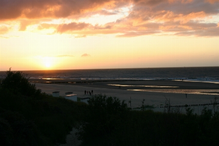 Foto Mare spiaggia olanda
 cielo