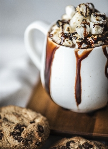 Baked beverage biscuit brown Photo