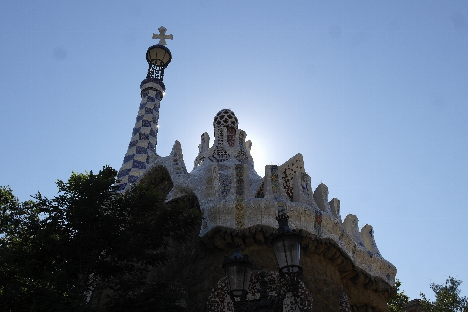 Park guell gaudi barcelona spain