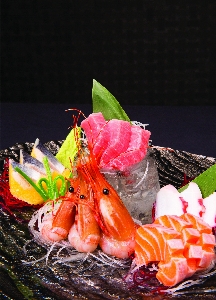 Sushi cuisine dish food Photo