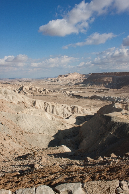 Izrael pustynia panorama pustkowia
