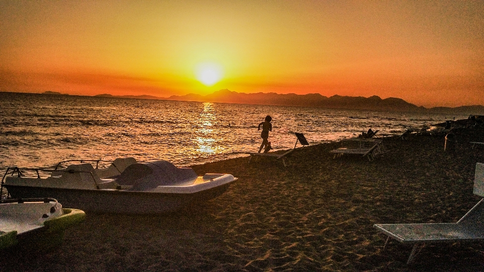 Sol pôr do céu nascer