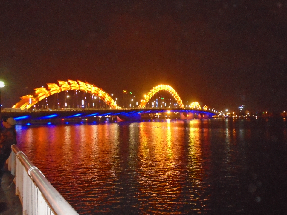 Danang vietnam han river bridge