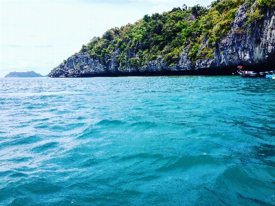 Sea brine pond wave Photo