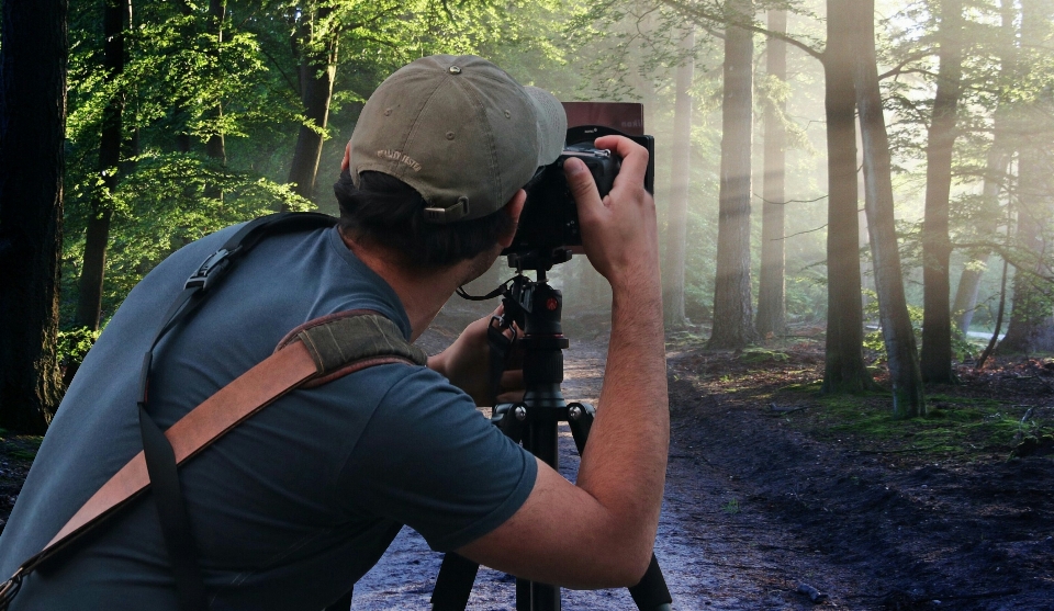 Fotograf natur kamera mann