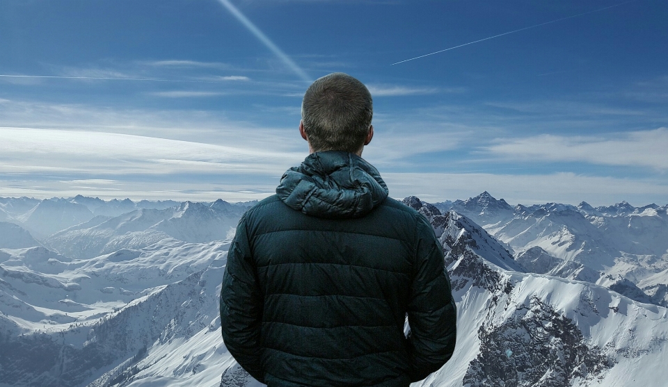 Montagne randonnée
 homme sport