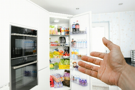 Hospitality fridge hand door Photo