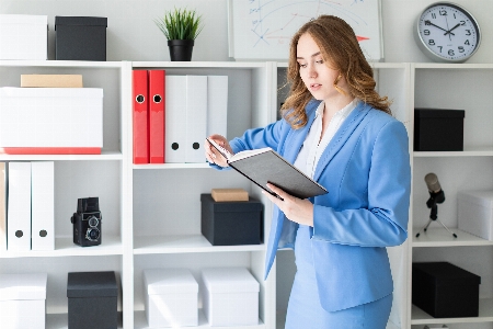 Girl young business businesswoman Photo