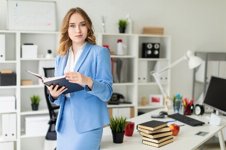 Girl young business businesswoman Photo