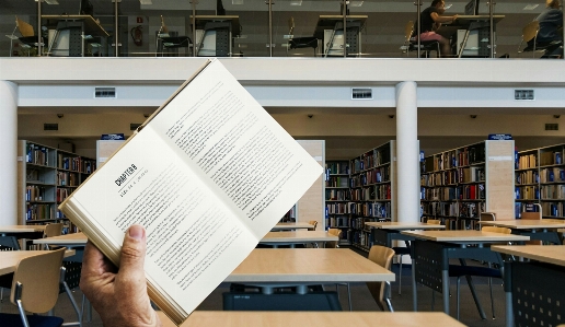 Foto Biblioteca livro leitura educação