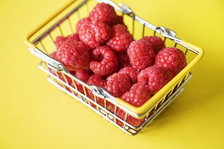 Basket berry breakfast bright Photo