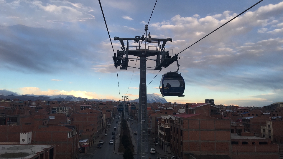 Teleférico
 cielo nube ciudad