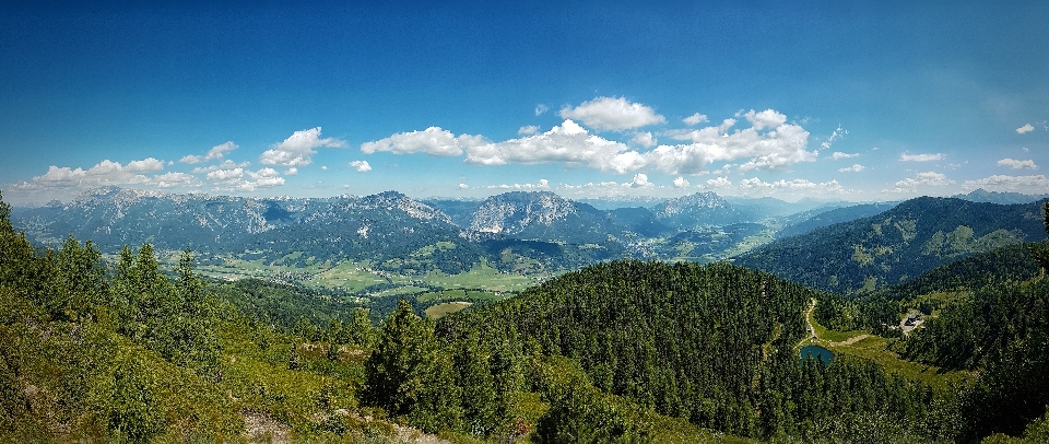 Reiteralm mountains austria blue sky