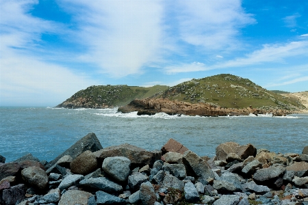 海 海岸 空 沿岸および海洋の地形
 写真