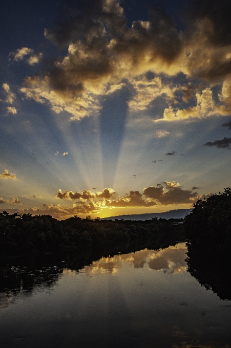 Clouds sky nature sunset