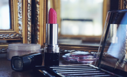 Lipstick make up cosmetics pink Photo