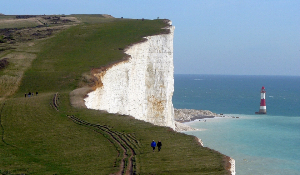 Latarnia morska eastbourne
 wybrzeże klif