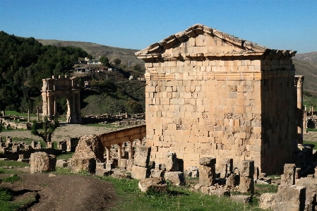 Travel temple stone architecture Photo