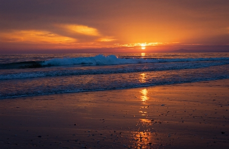 Sonnenuntergang horizont meer himmel Foto