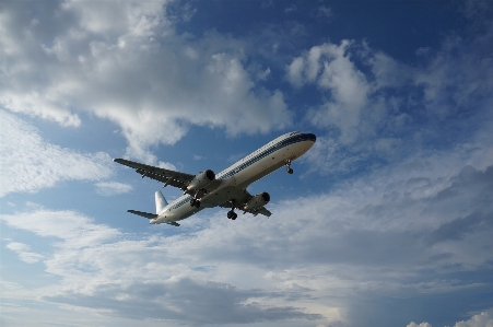 Foto Aereo cielo dell'aereo
 compagnia aerea