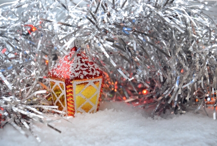 New year christmas tinsel shiny Photo