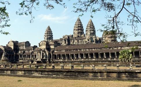 Angkor wat cambodia historic site temple Photo