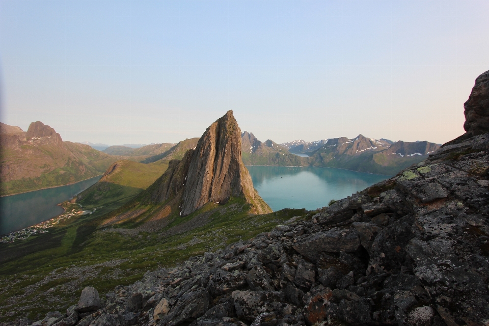 Norway mountain mountainous landforms sky