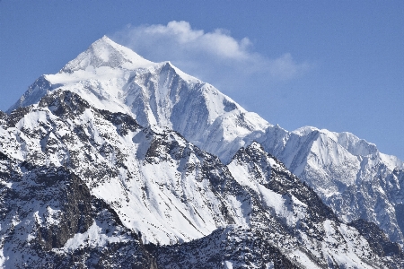 Pakistan mountains snow winter Photo