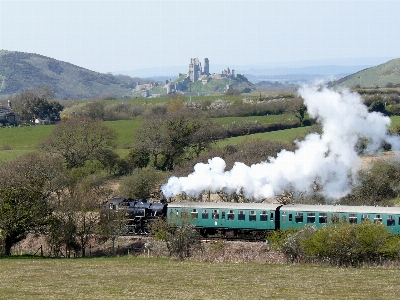 Swanage railway steam train transport Photo